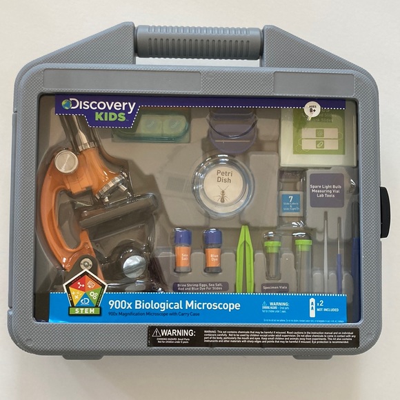 Discovery Other - Discovery Kids 900x Biological Microscope With Carry Case